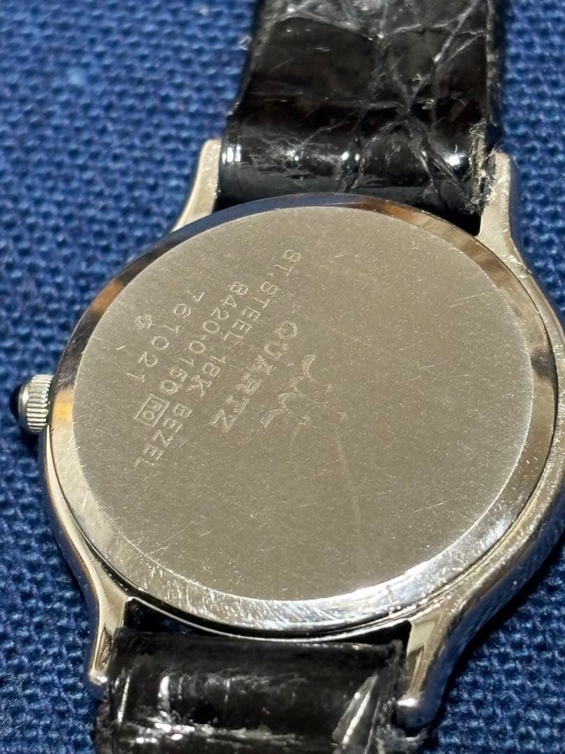 セイコークレドール18金　中古稼働品