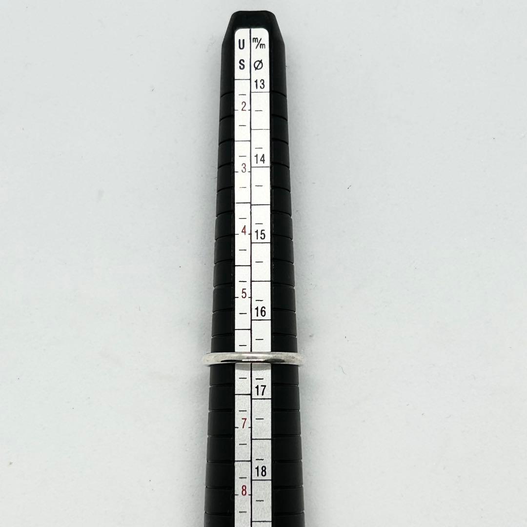 ティファニー❤️カーブドリング 12号 シルバー 箱付き シンプル 重ね付け 上品