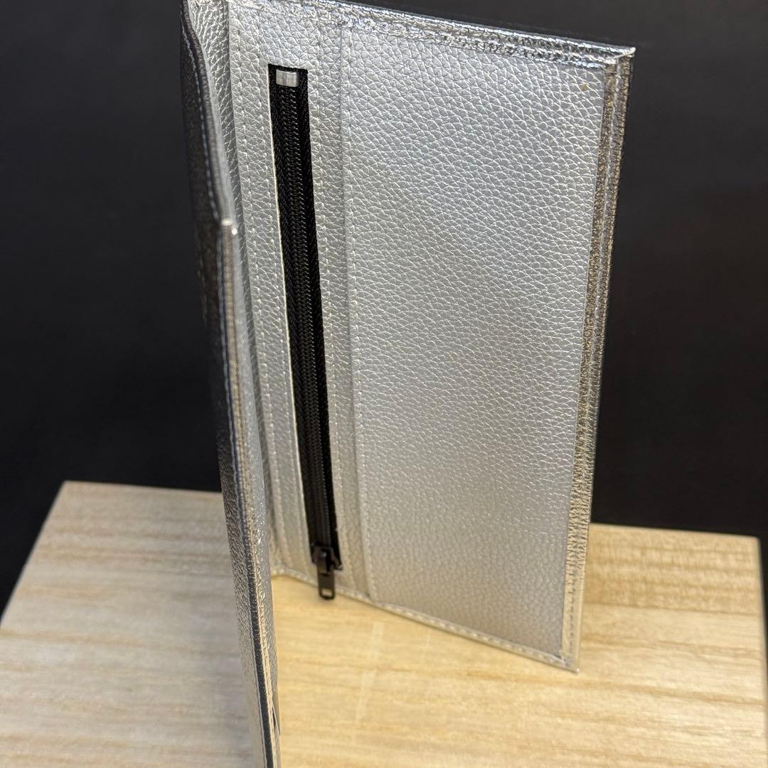 皇居 長財布 小銭入れ ケースシルバー 銀色 新品未使用　プレゼント用に！