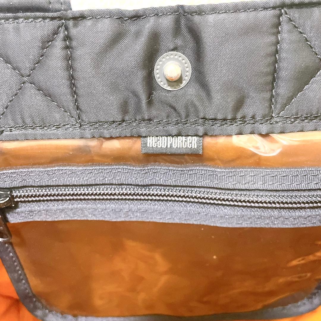 ヘッドポーター タンカー ハンドバッグ ミニトートバッグ ナイロン ブラック