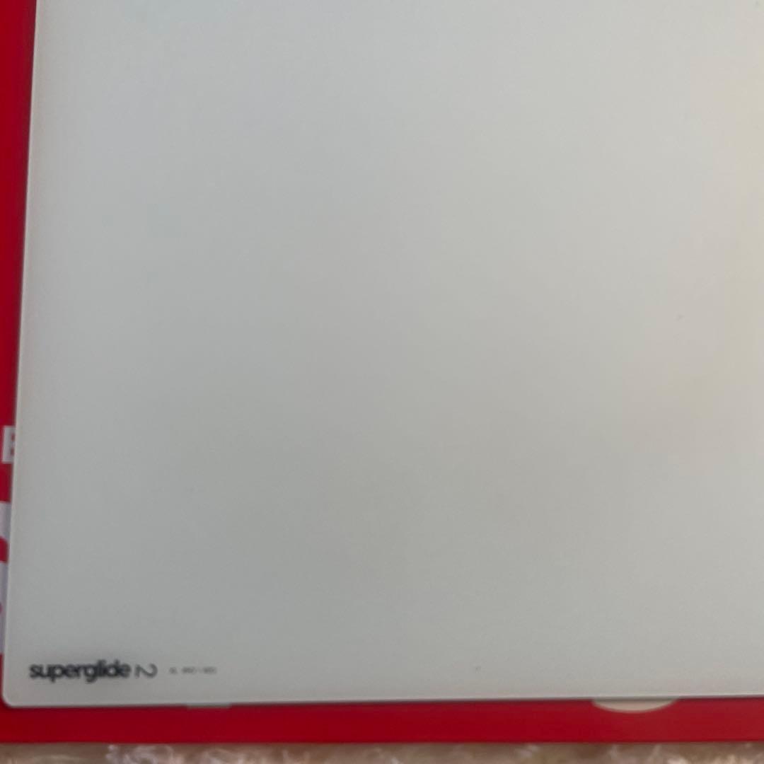 ガラスマウスパッド superglide White