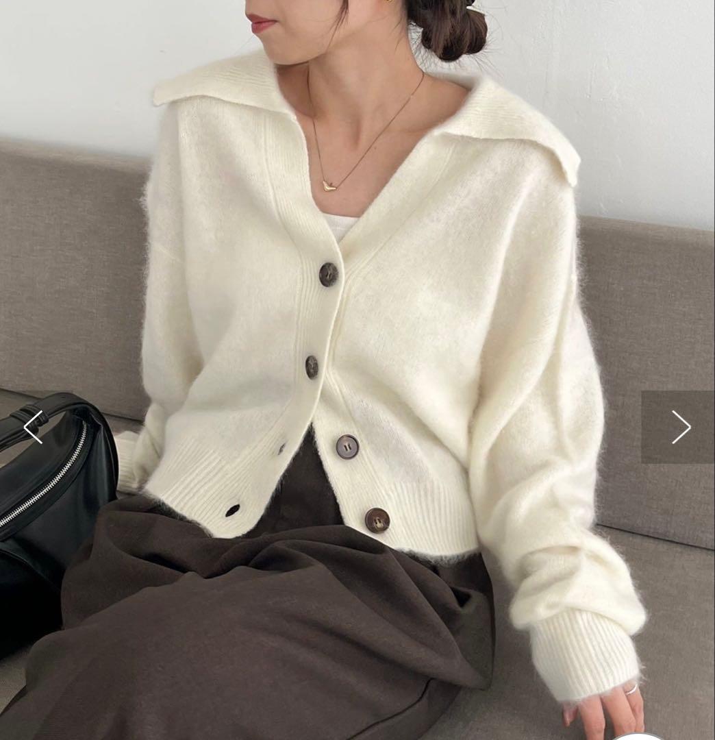 【CAPRICIEUX LE'MAGE】ミンクタッチカーディガン