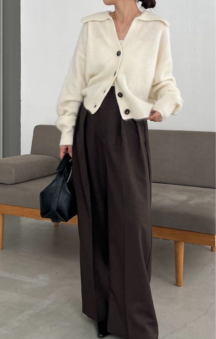 【CAPRICIEUX LE'MAGE】ミンクタッチカーディガン