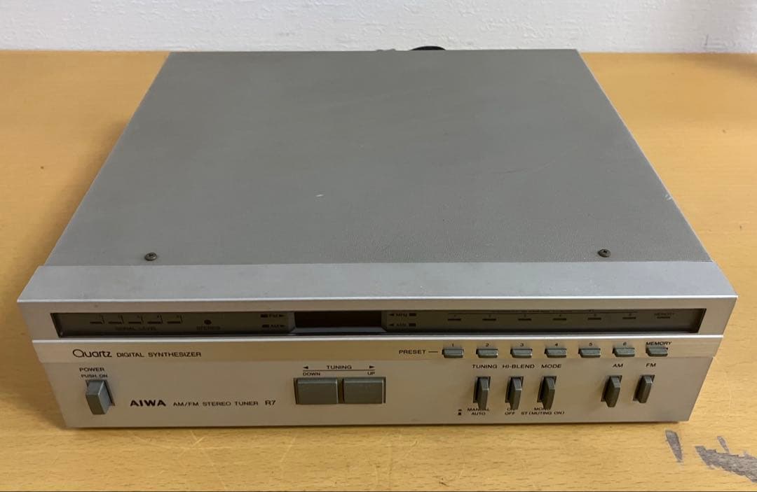 【AIWA/アイワ】FM/AMチューナー S-R7 通電のみ確認
