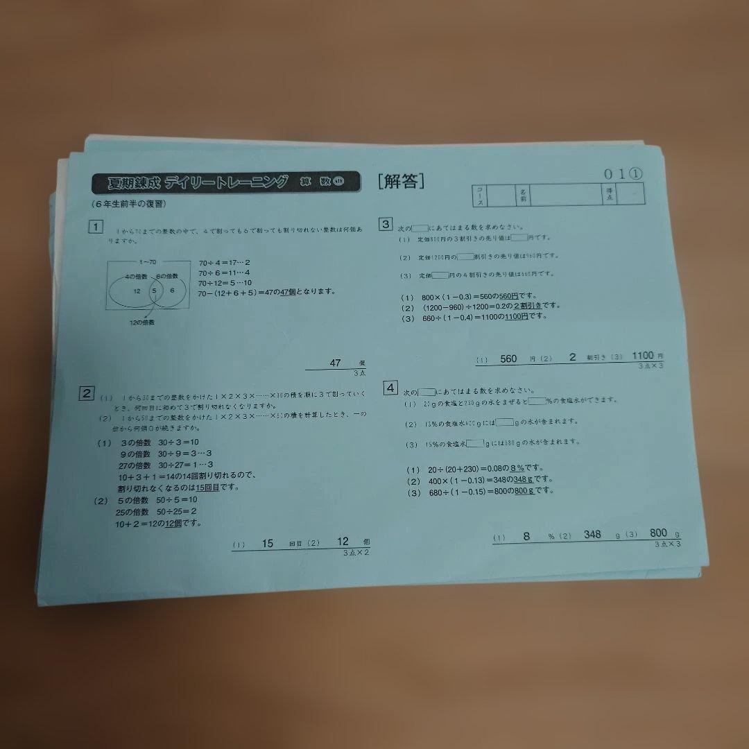 最新2025 SAPIX 小6 書込み少 デイリーサピックス 土特 講習 他