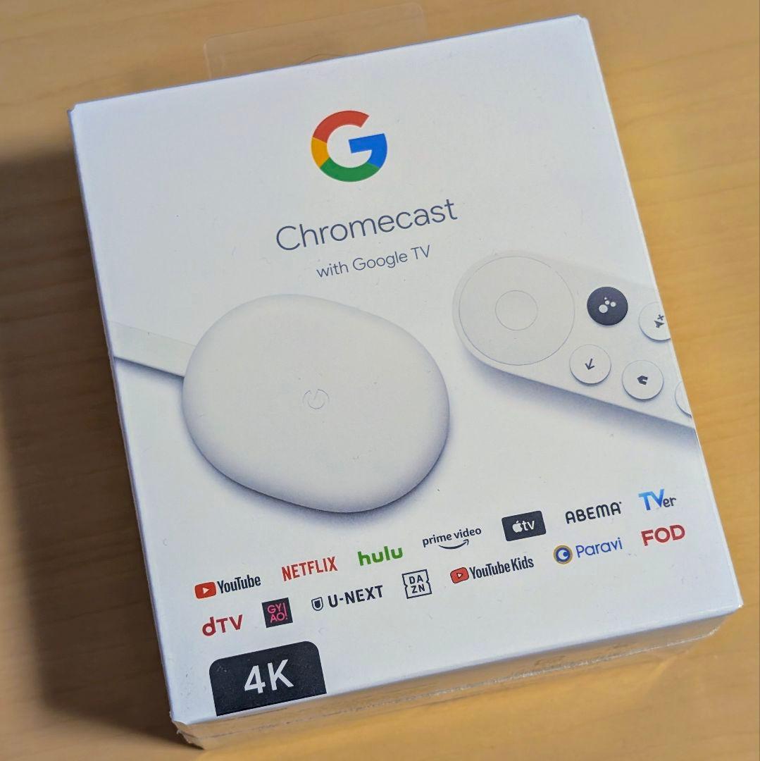 Chromecast with Google TV 4K 未開封・新品