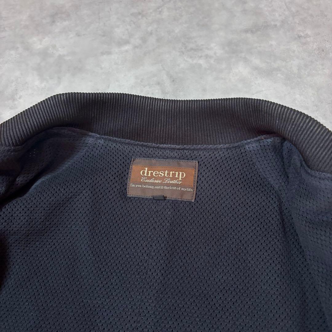 drestrip ドレストリップ ディアスキン レザートラックジャケット