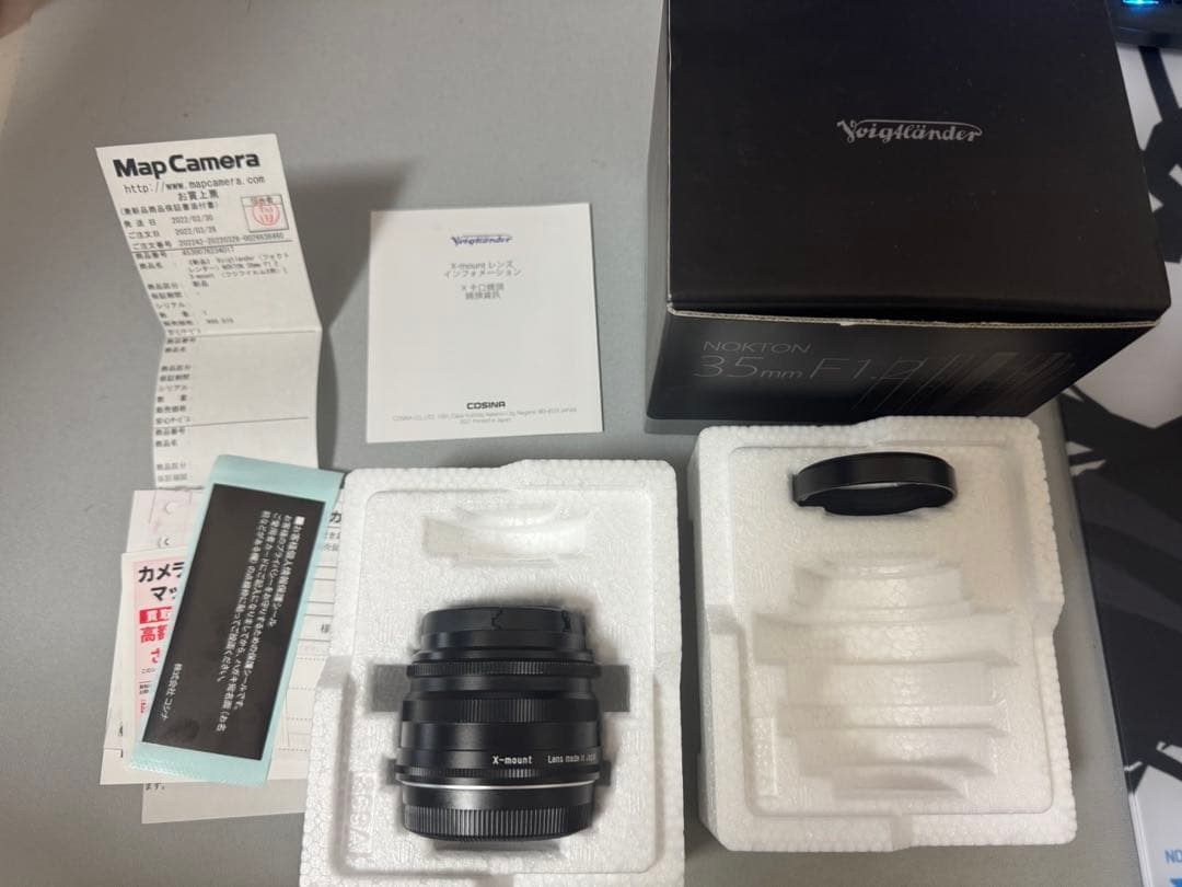 Voigtlander NOKTON X-mount 35mmF1.2Xマウント