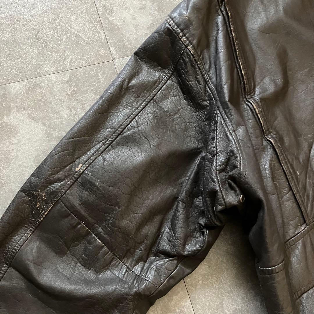 80s90s vintage A-2 flight leather JKT 牛革