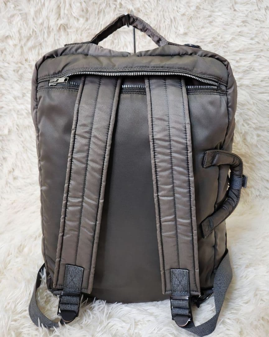 希少 PORTER タンカー 3way ビジネスバッグ シルバーグレー