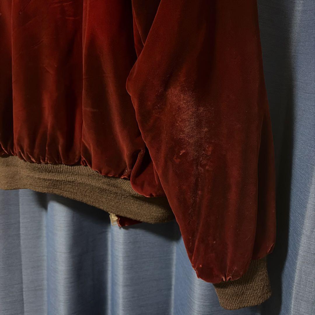 スカジャン　ベロア　ベルベット　Vintage