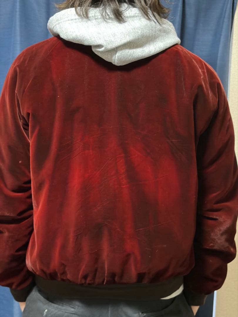 スカジャン　ベロア　ベルベット　Vintage