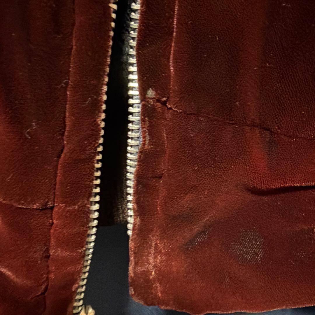 スカジャン　ベロア　ベルベット　Vintage