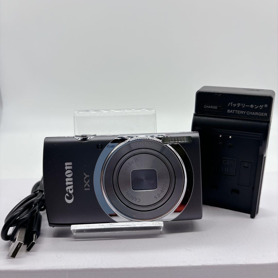 Canon IXY 130デジタルカメラ 本体とバッテリーチャージャー　グレー
