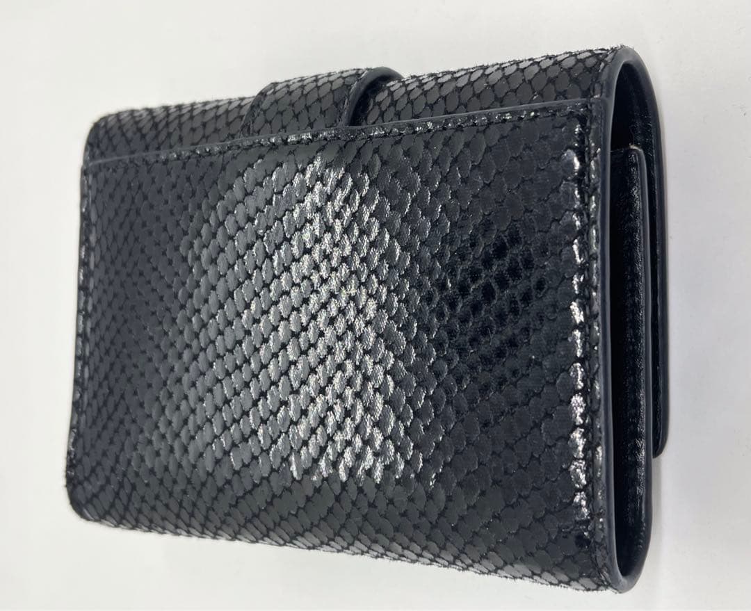 JIMMY CHOO(ジミーチュウ) ブラック 三つ折り財布