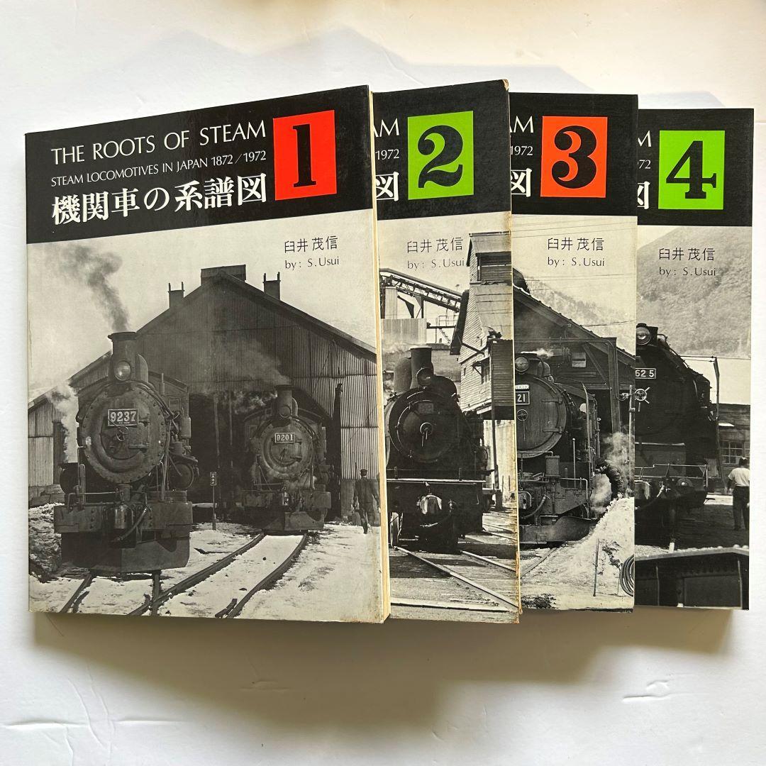機関車の系譜図　１～４　全4巻セット　鉄道ファン増刊号　臼井茂信　交友社