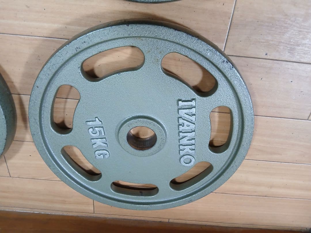 IVANKOイヴァンコ オリンピックプレートセット計67.5kg 穴径50mm
