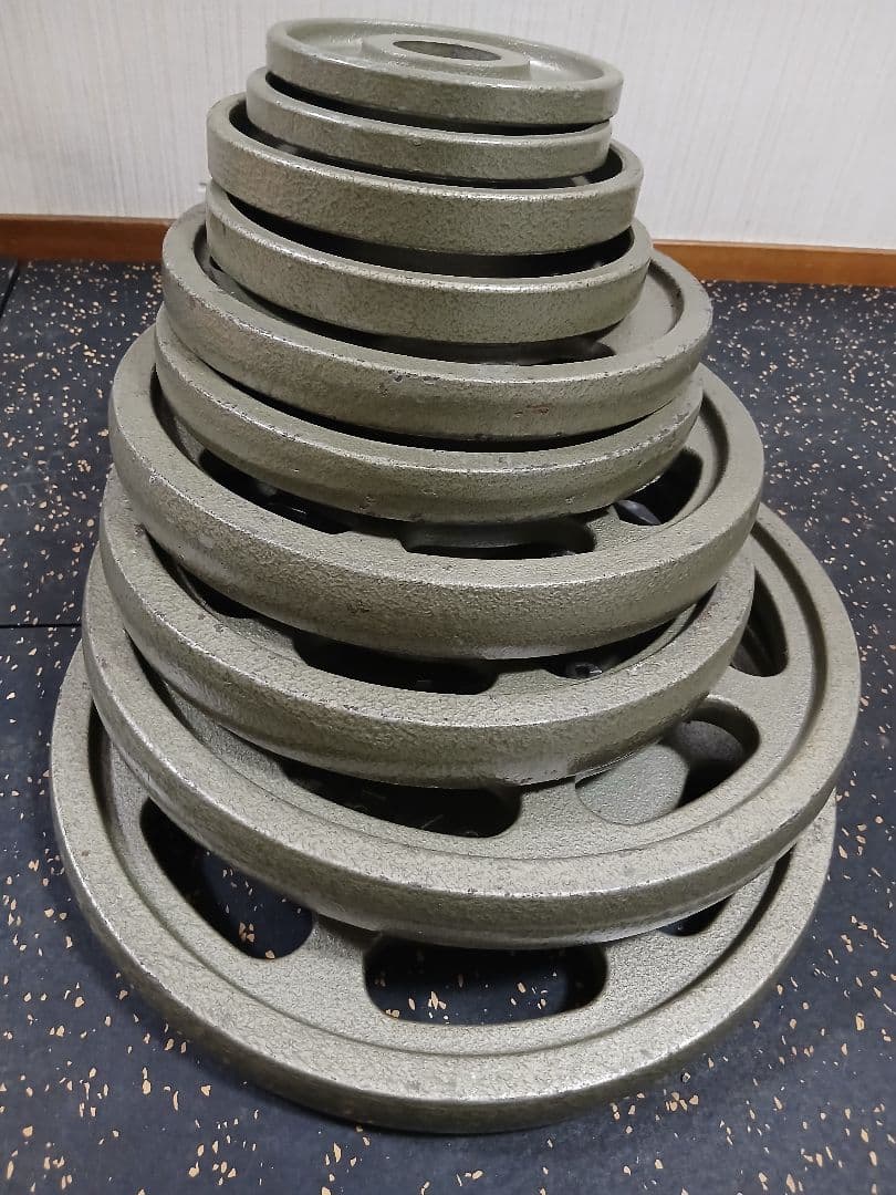 IVANKOイヴァンコ オリンピックプレートセット計67.5kg 穴径50mm