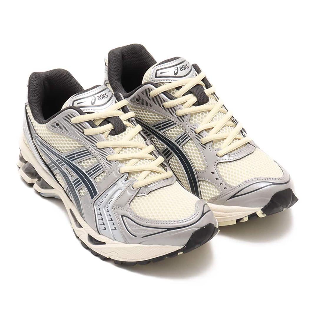 asics GEL-KAYANO 14 クリーム グレー 27.5cm