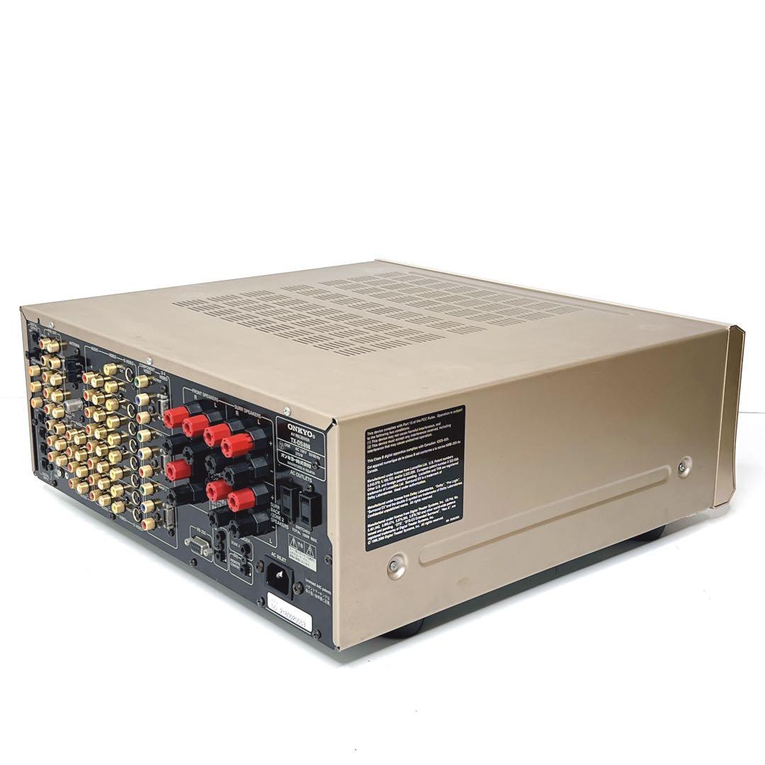 【美品】ONKYO TX-DS898 AVアンプ リモコン付き　ゴールド
