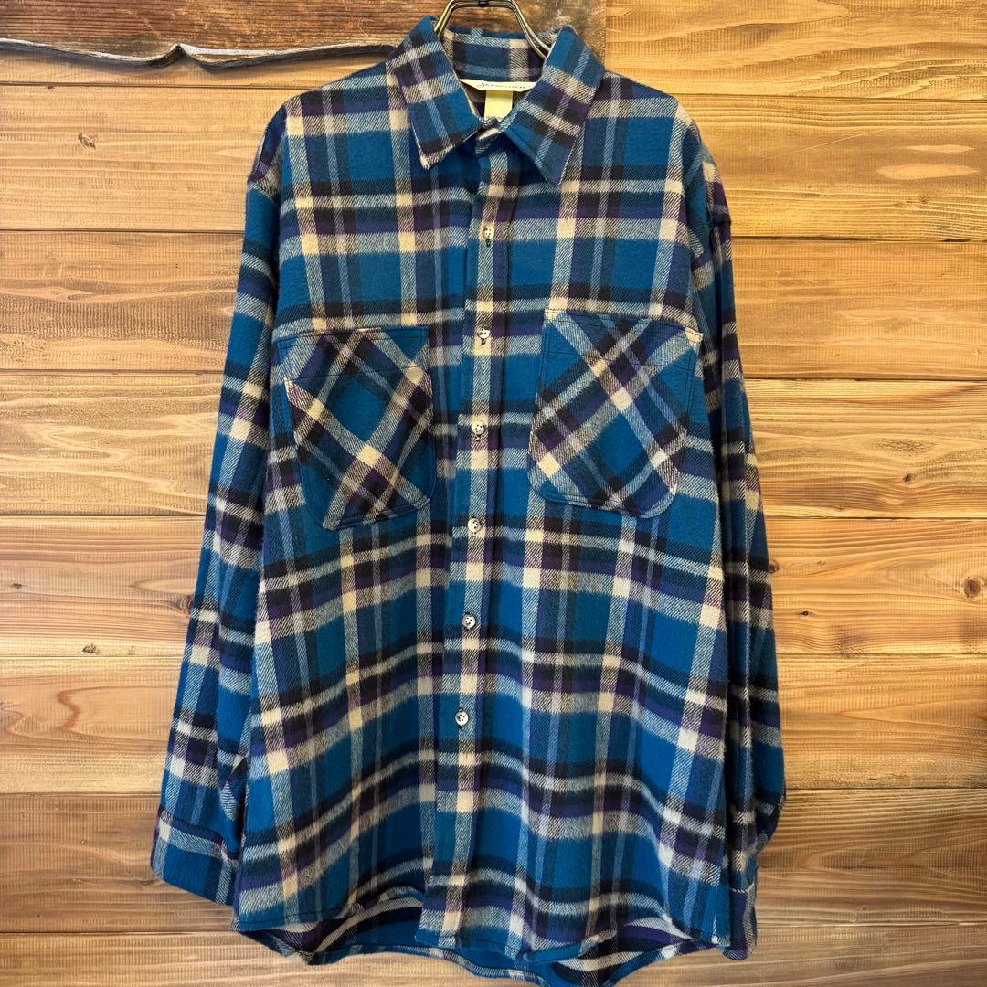 St. John's Bay チェック柄ネルシャツ Lサイズ