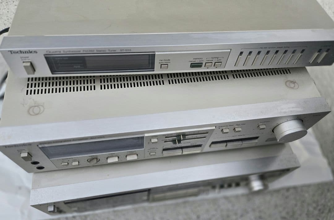 Technics　レア3点セット　ラジオ・ アンプ・ カセットテープ