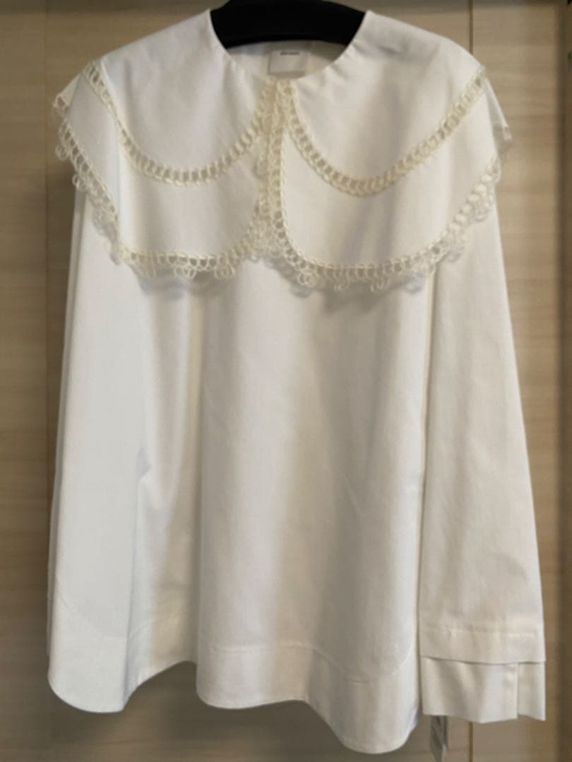 【新品・タグ付き】yori shiroconループ刺繍ロングスリーブ 38 白