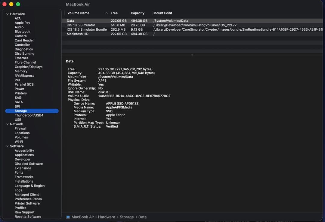 MacBook本体 MacBook Air M3 16GB RAM 512GB Storage