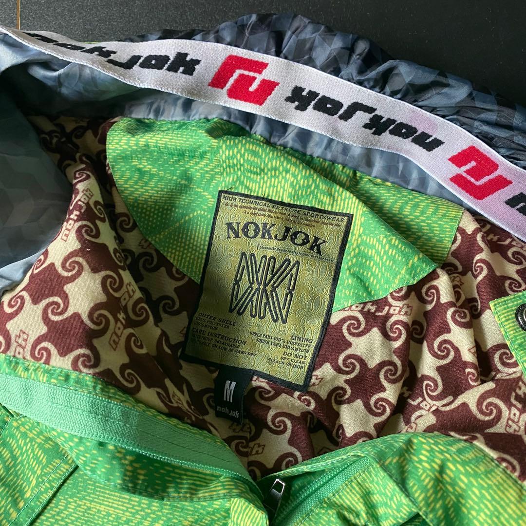 【希少、花札柄】inhabitant スノーウェアnokjok 上下セット