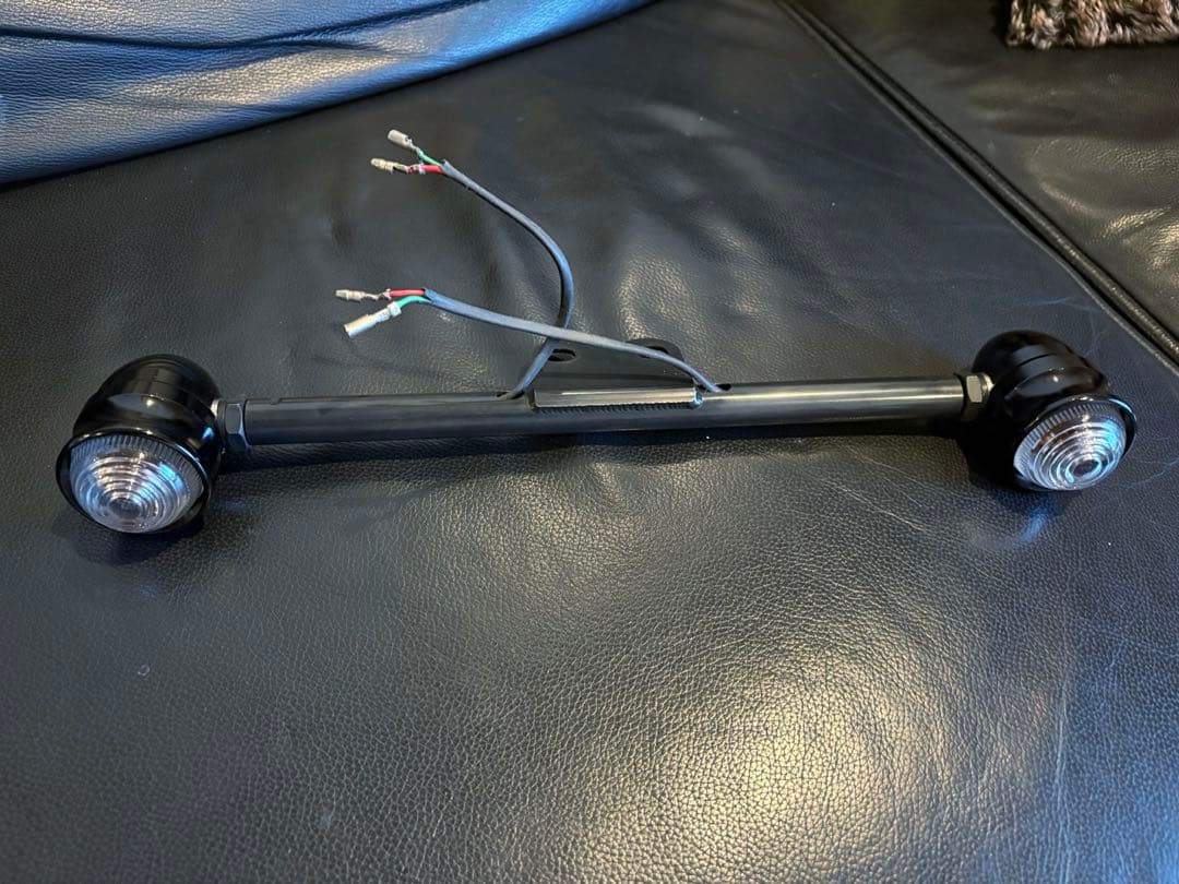 ミスミエンジニアリング スポーツスター用 ウィンカー ブラック 2本配線付き