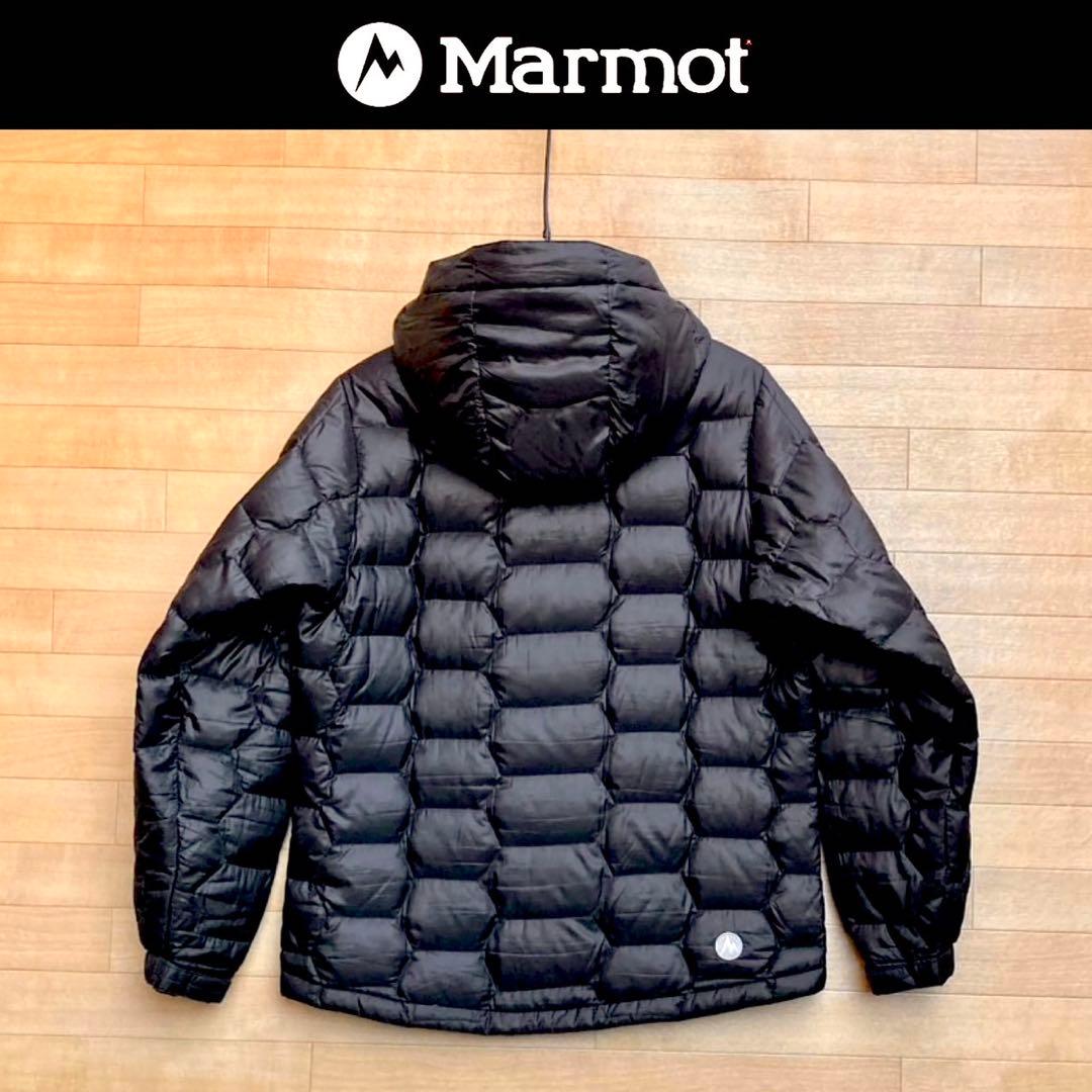 Marmot ダウンジャケット ダウンパーカ M マーモット 黒 ダウン