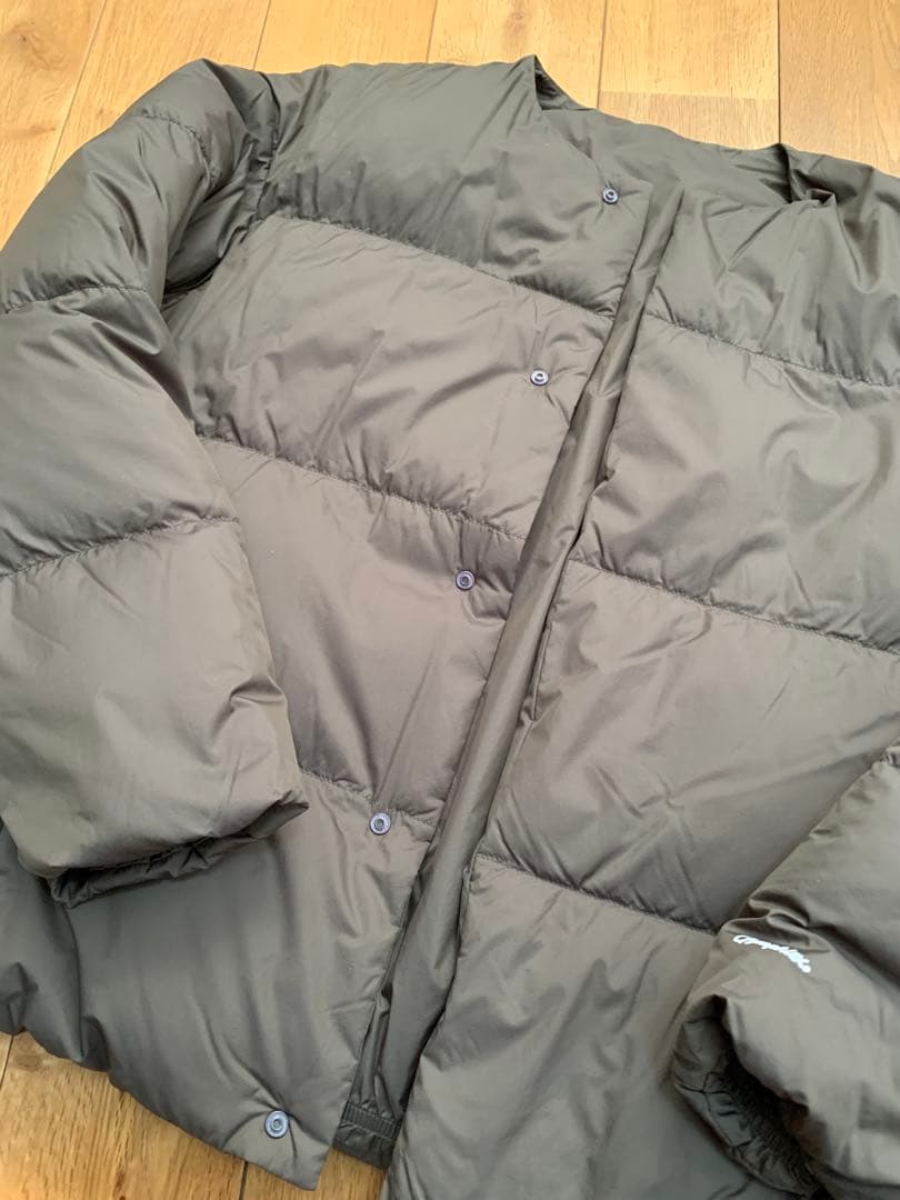 Gymphlex ホワイトグース ダウンジャケット カーキ オリーブ