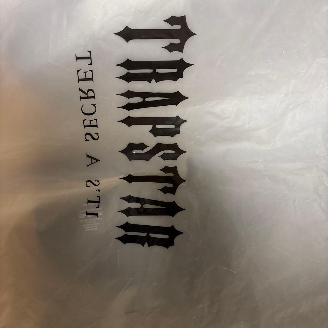 TRAPSTAR 光沢ダウンジャケット フード付き