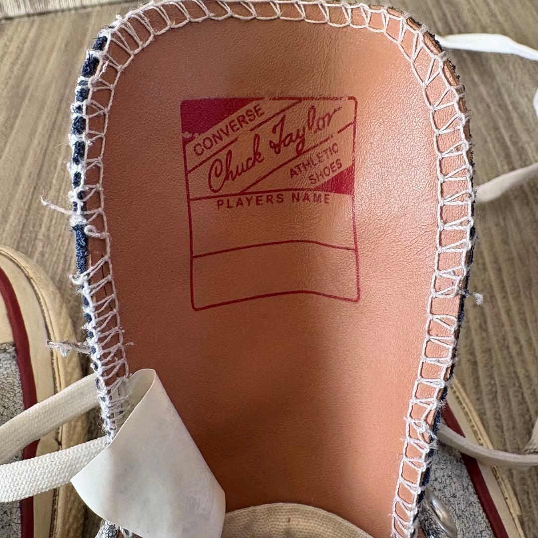 コンバース レザーチャックテイラー 26.0 クラック加工 CT70 Low