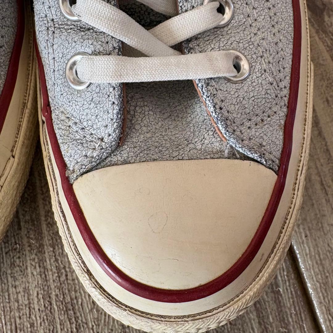 コンバース レザーチャックテイラー 26.0 クラック加工 CT70 Low