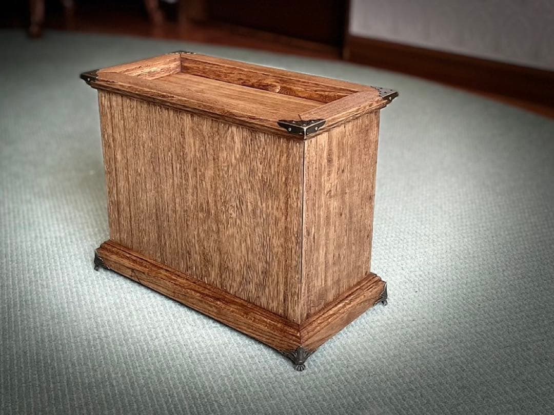 ヴィンテージ　アンティーク調　ハンドメイド　キャビネット　ジュエリーBOX