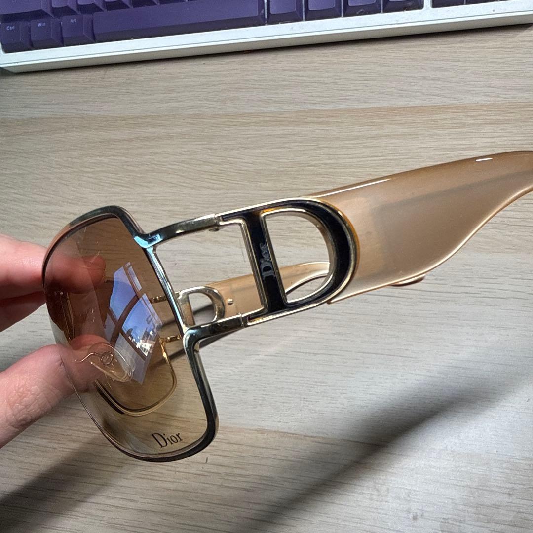 Dior ブラウン サングラス