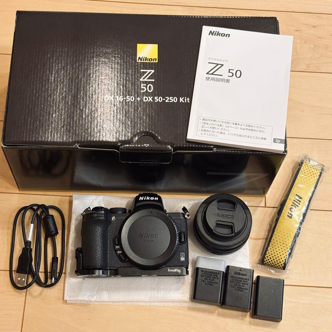 Nikon Z 50 ミラーレスカメラ DXレンズ バッテリー3個付き