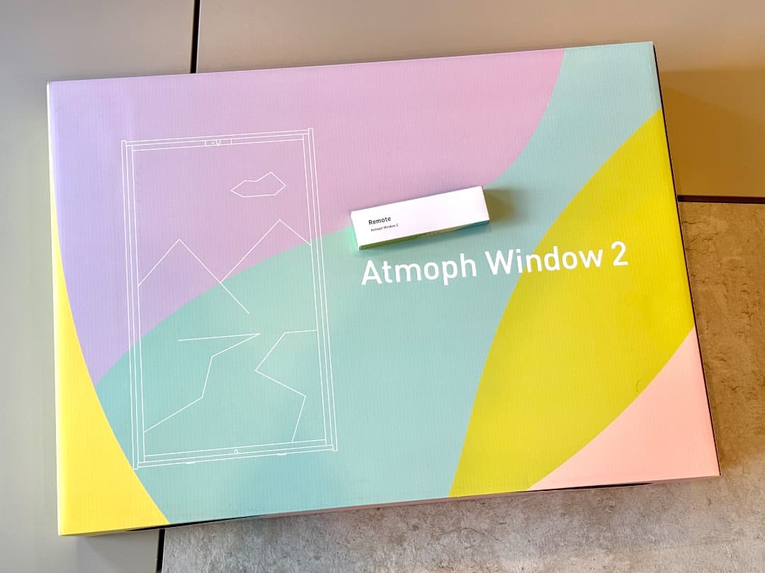 ほぼ新品 Atmoph Window 2 リモコン付 送料込 アトモフ2ホワイト