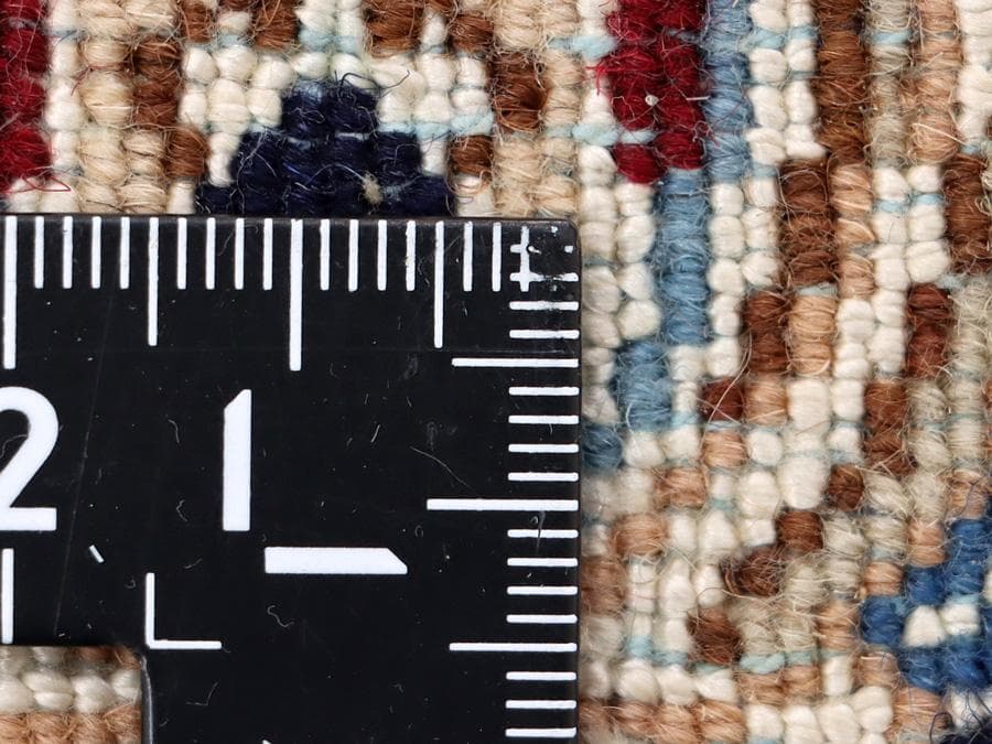 専用Y2301 ペルシャ絨毯 イラン ナイン ウール 手織 大判205×130㎝