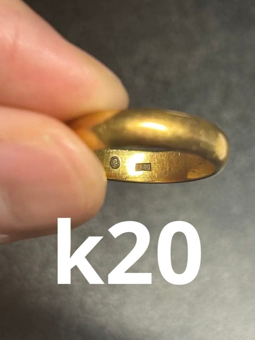 「早い者勝ち」k20金　ゴールドリング　8グラム