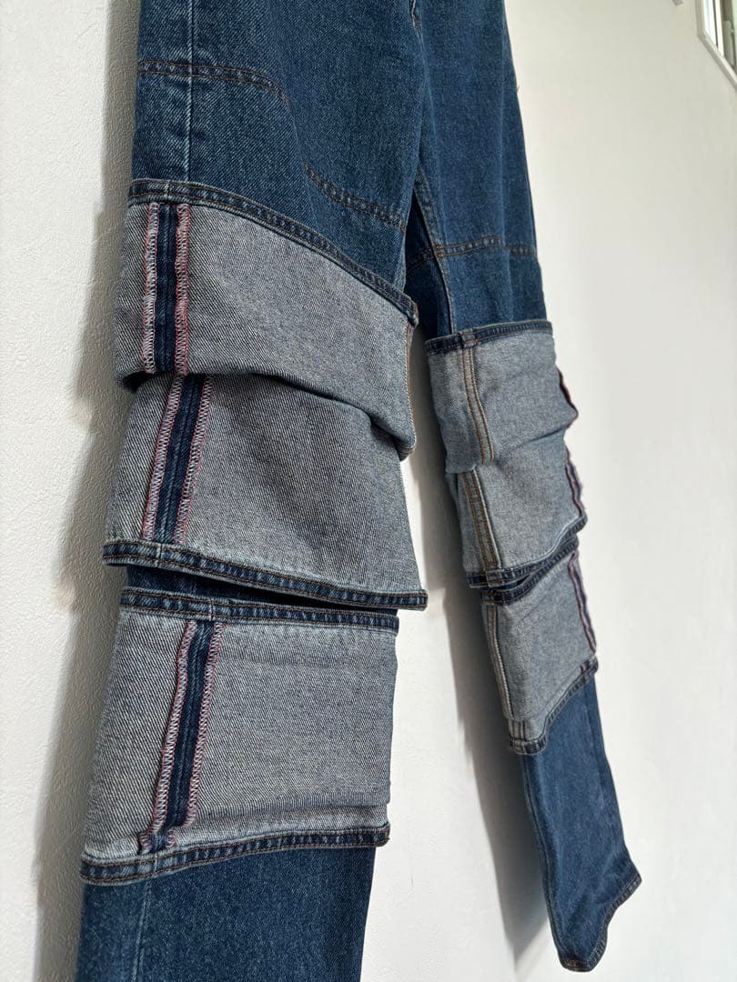 Y/project ワイプロジェクト レイヤード インディゴデニム