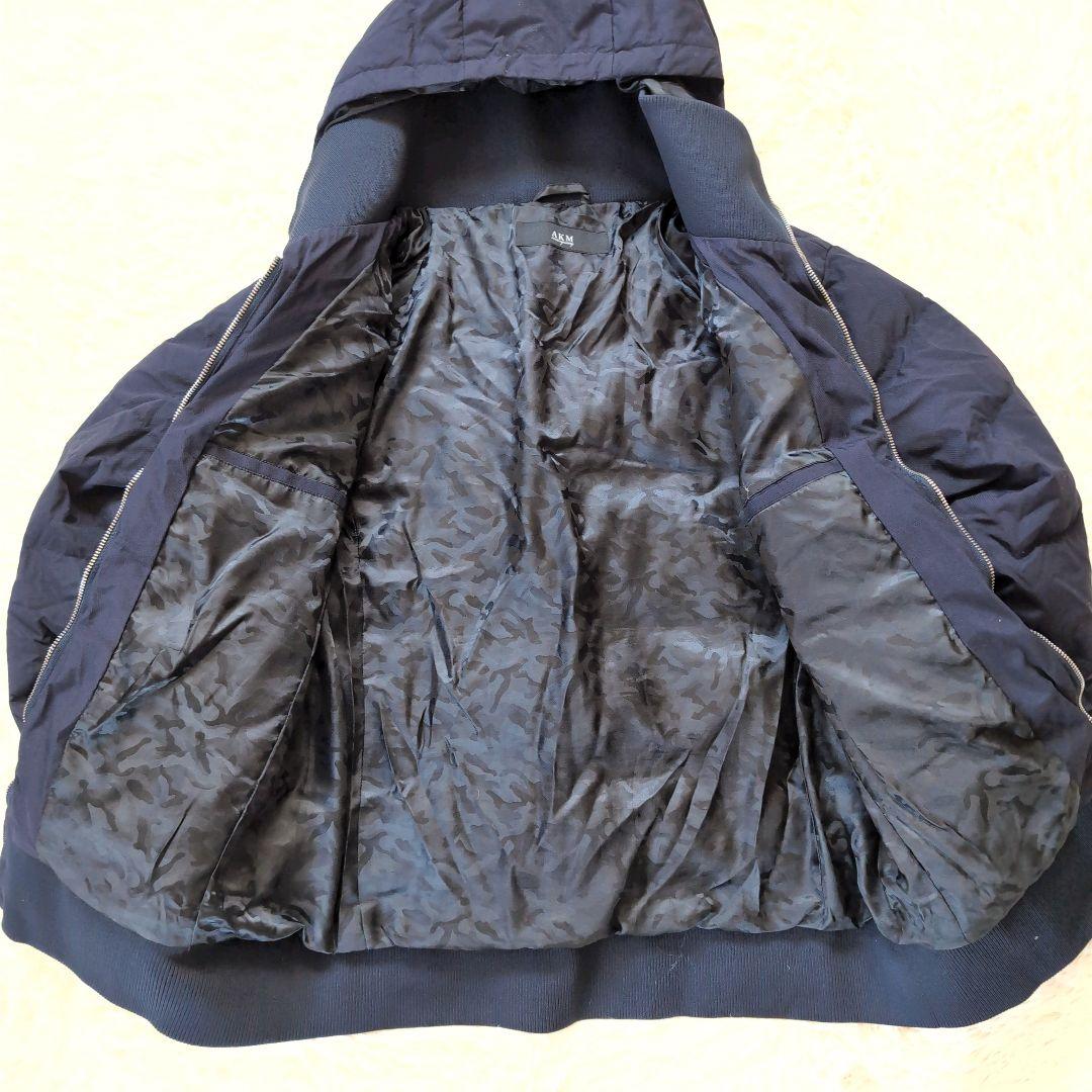 AKM contemporary ダウンジャケット ネイビー XL