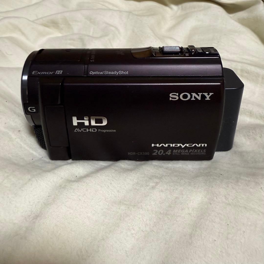 SONY HDR-CX590V ビデオカメラ 一式セット GPS搭載