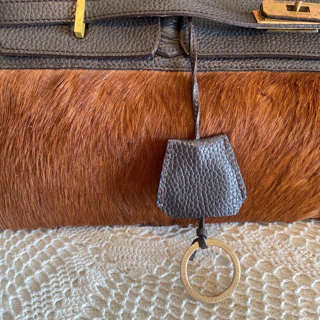 ミハラヤスヒロMIHARAYASUHIROハラコバック　レザー