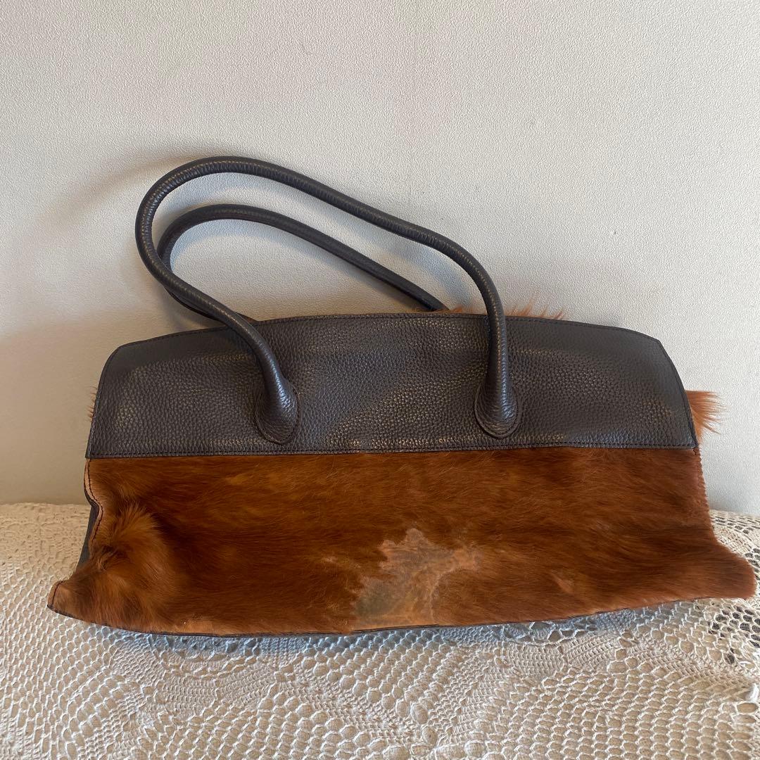 ミハラヤスヒロMIHARAYASUHIROハラコバック　レザー