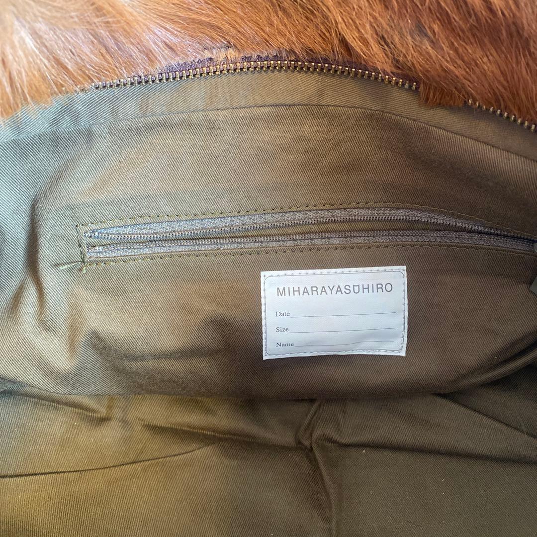 ミハラヤスヒロMIHARAYASUHIROハラコバック　レザー