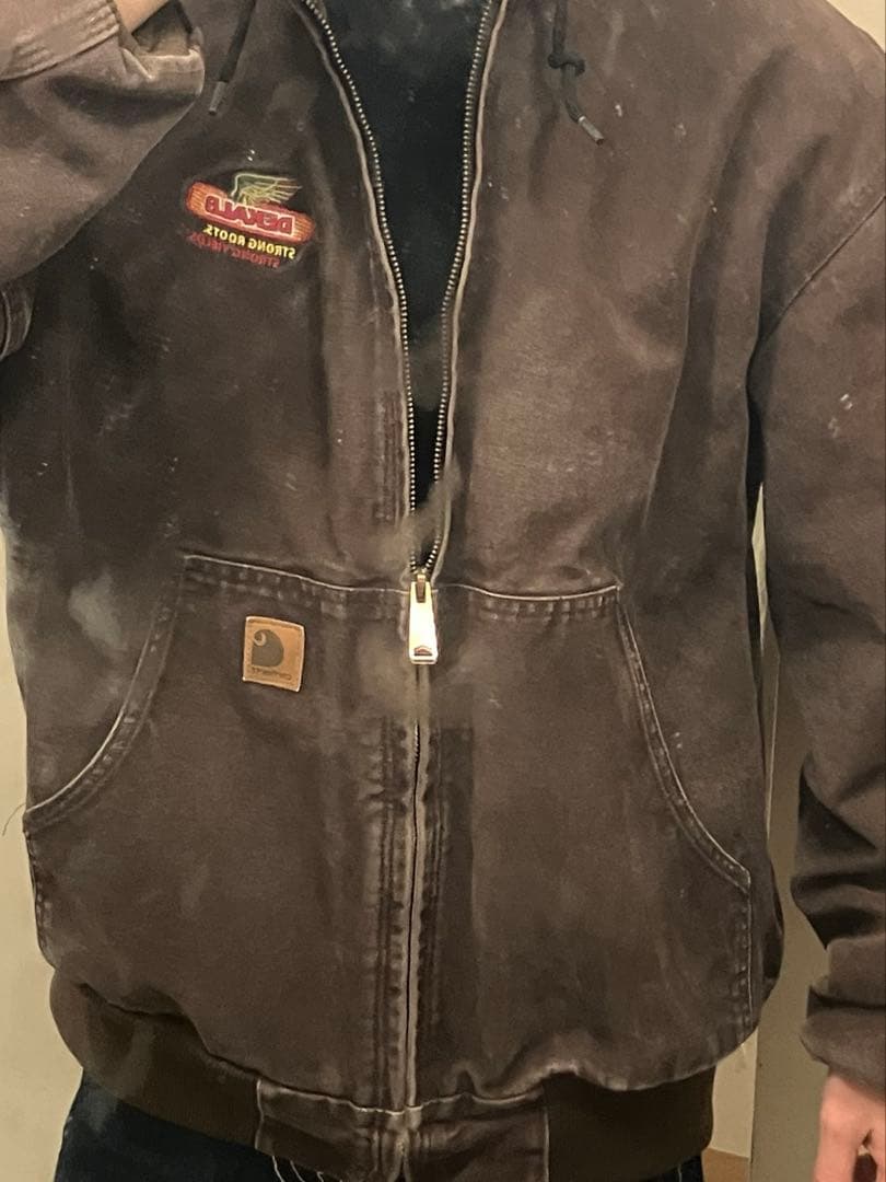 carhartt カーハート　アクティブジャケット　ダークブラウン