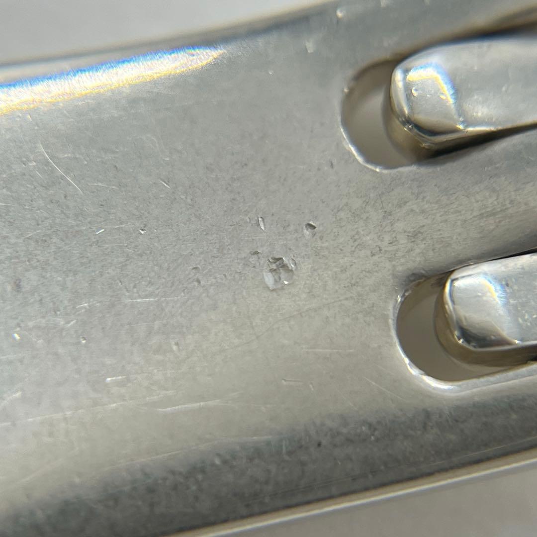 グッチ GUCCI ロゴ プレートリンク ゲート ブレスレット SV925