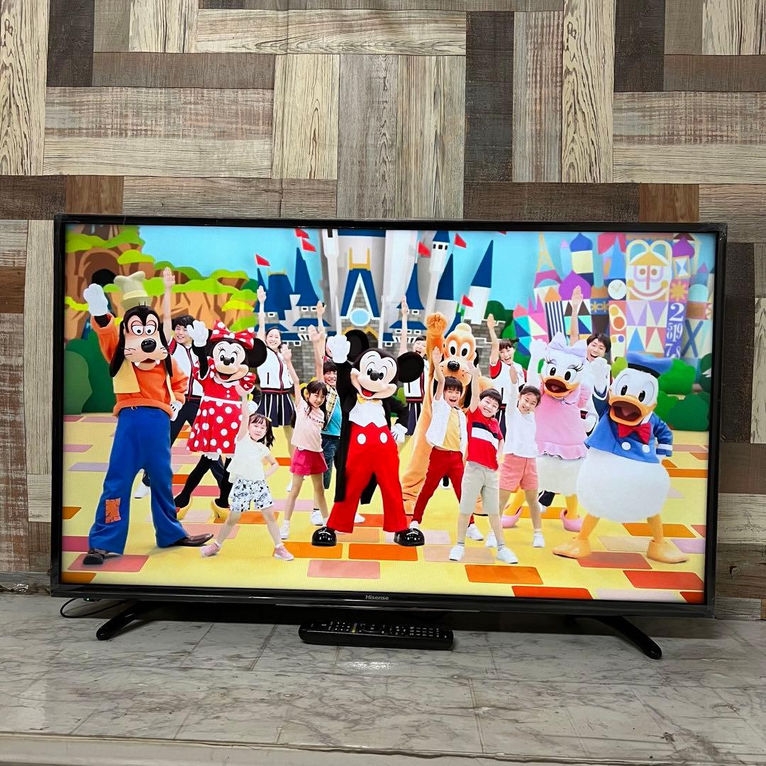 即日受渡❣️全国送料込ハイセンス 43V型 液晶テレビ外付HDD裏番組録画対応